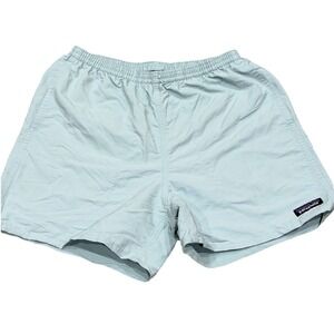 Patagonia Men's Baggies Shorts Light Blue Size Small 5" Inseam Outdoor Hiking